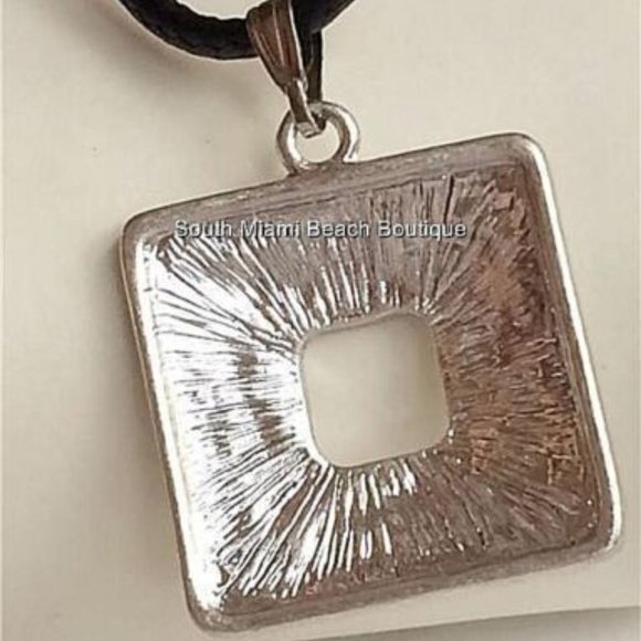 Silver Serenity Prayer Necklace 19" Message AA Al-Anon NA Adjustable Plated USA - Picture 6 of 8